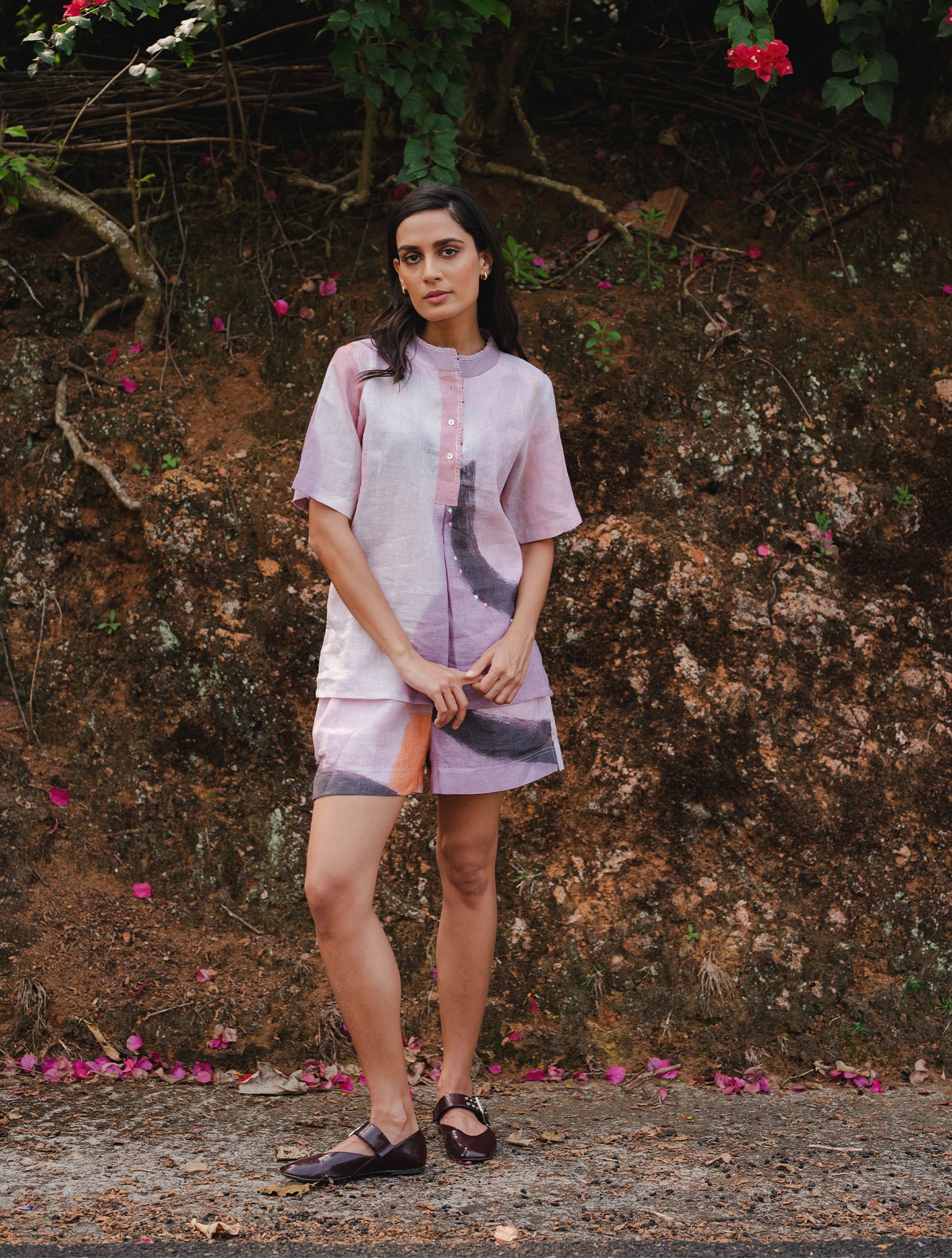 Adderly Linen Shorts Set