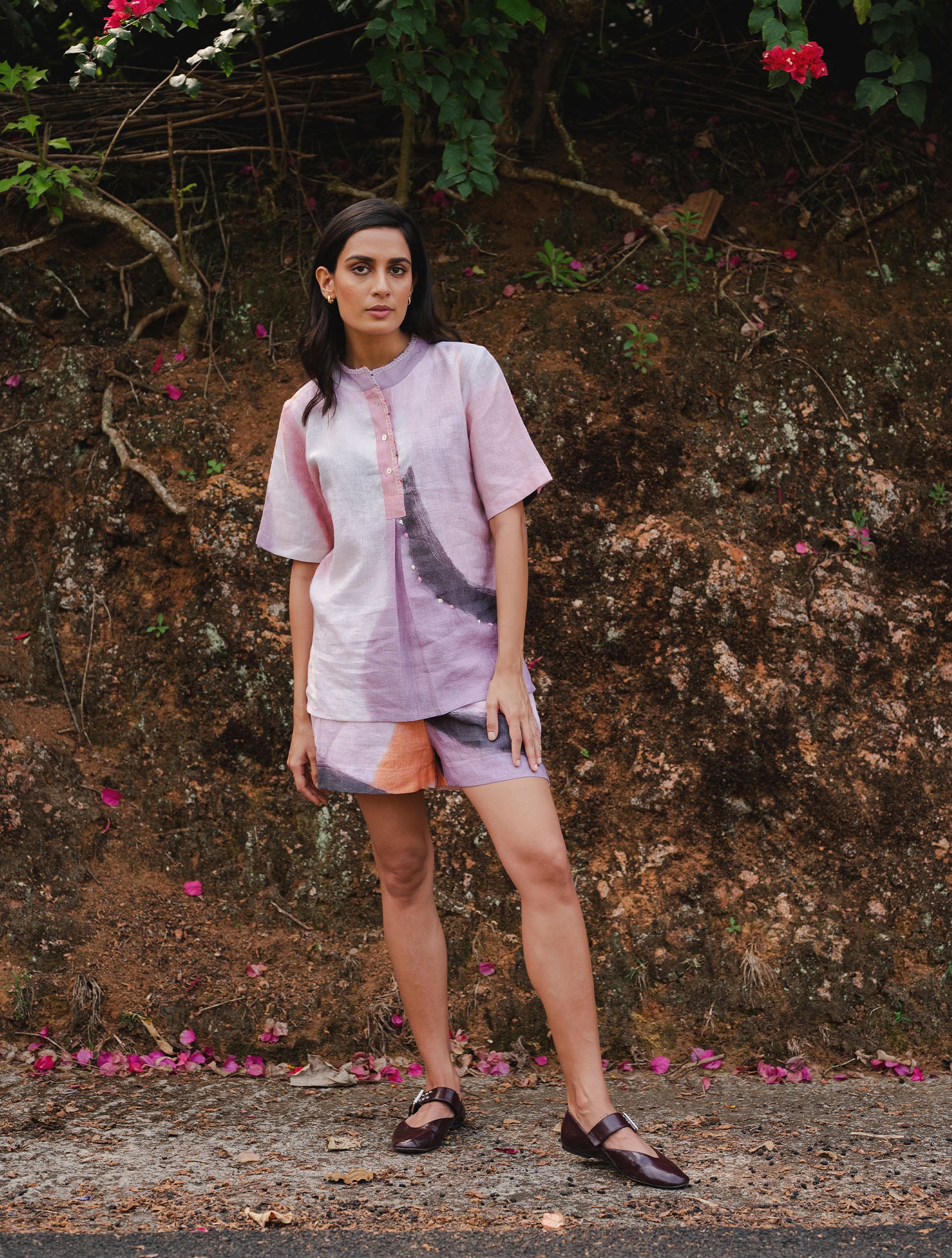 Adderly Linen Shorts Set