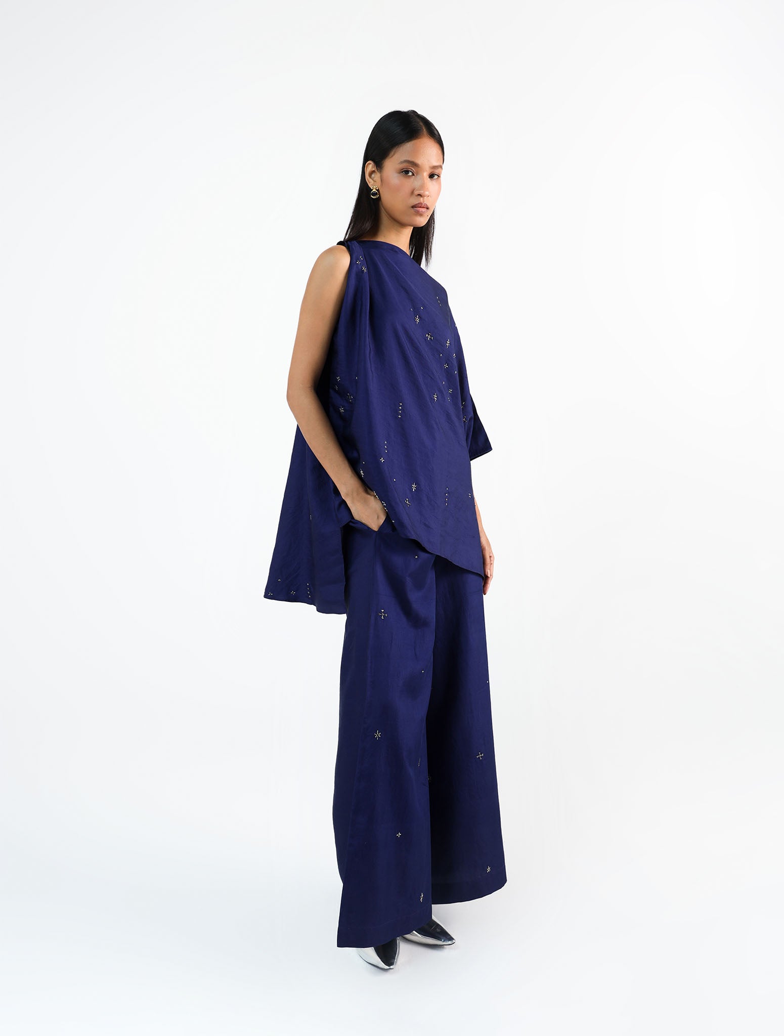 Midnight Teri Silk Set