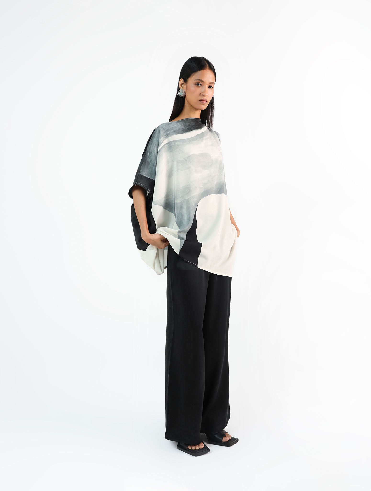 Shobu Crepe Top