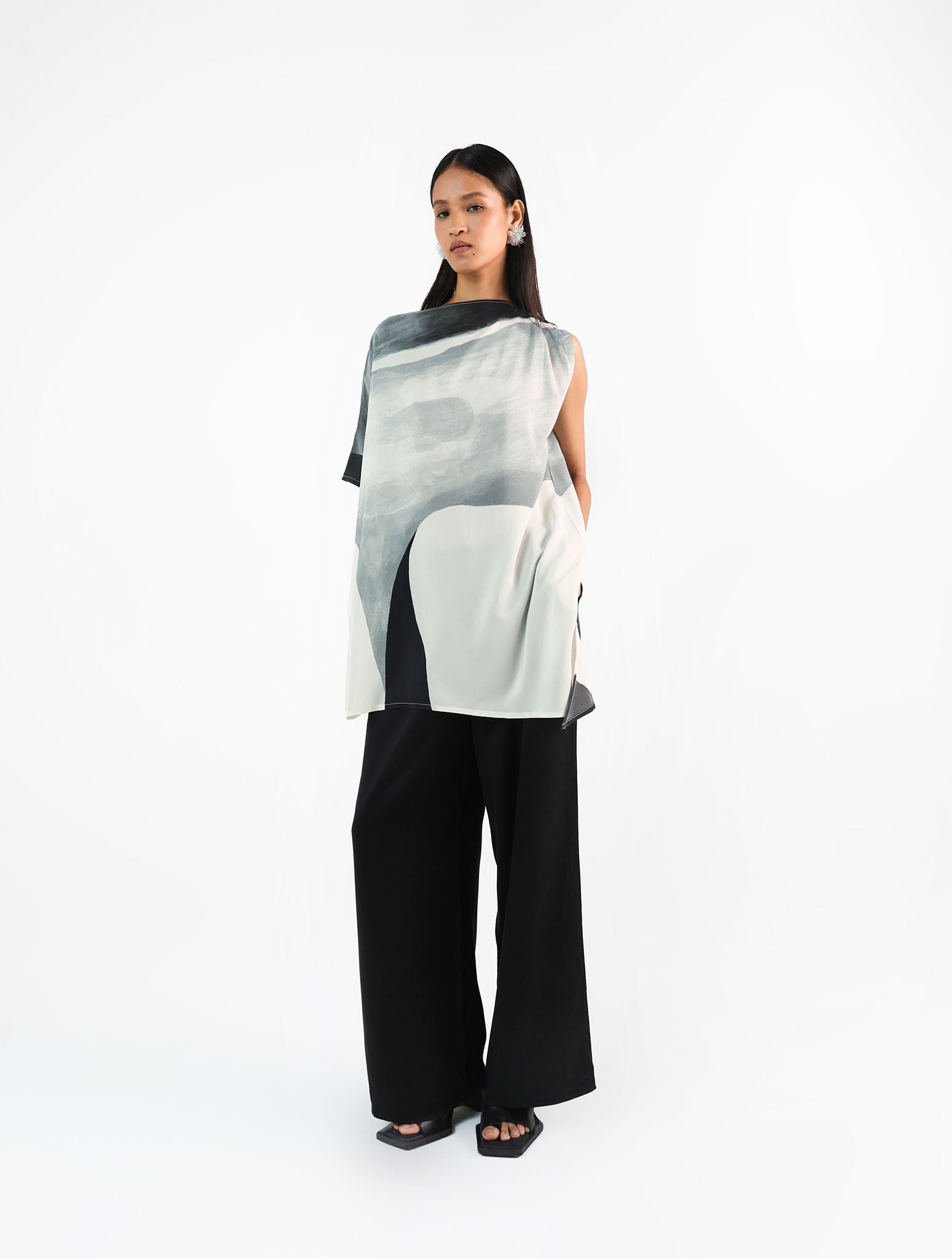 Shobu Crepe Top