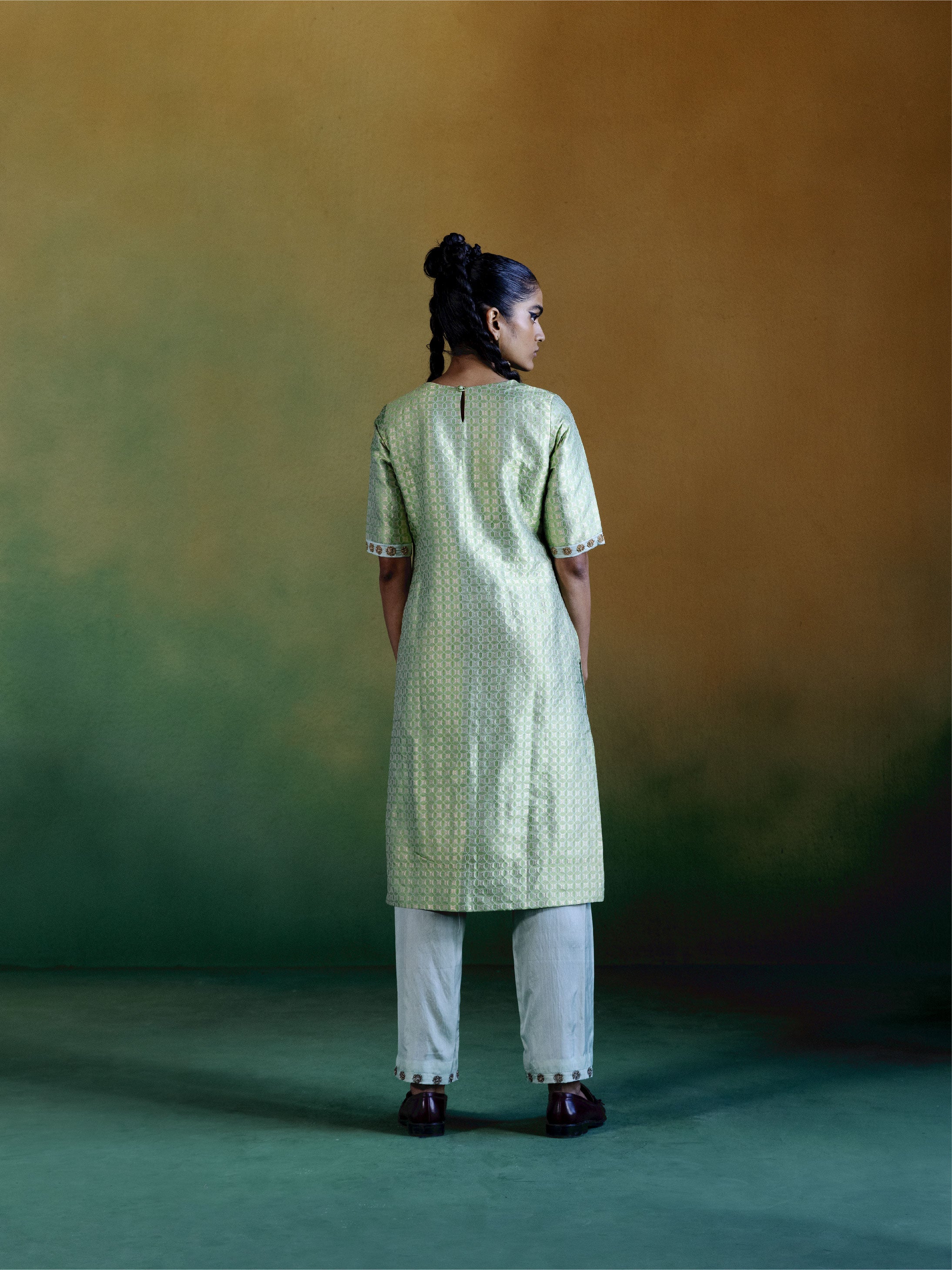 Mint Aaayat Kurta Set