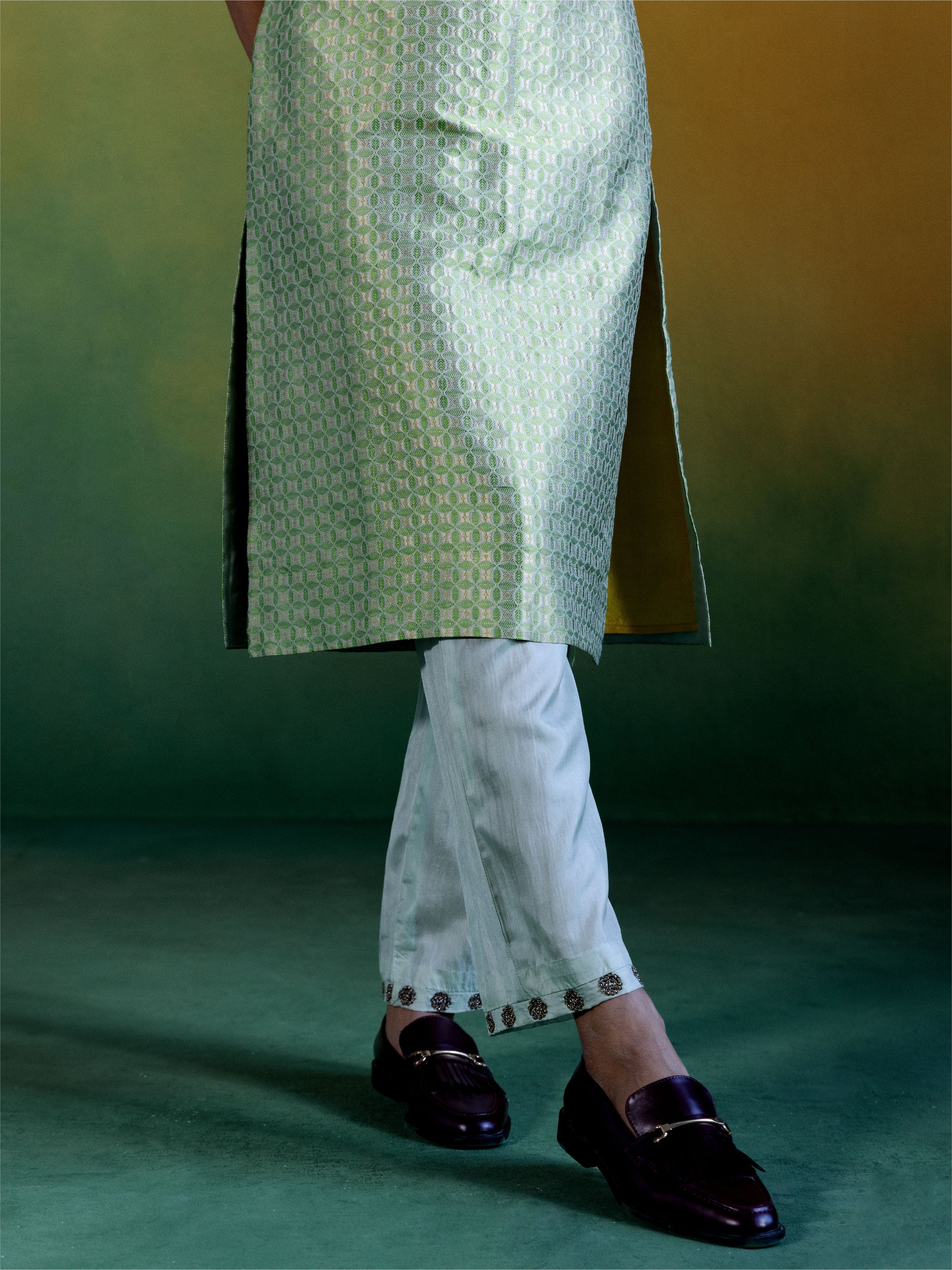 Mint Aaayat Kurta Set