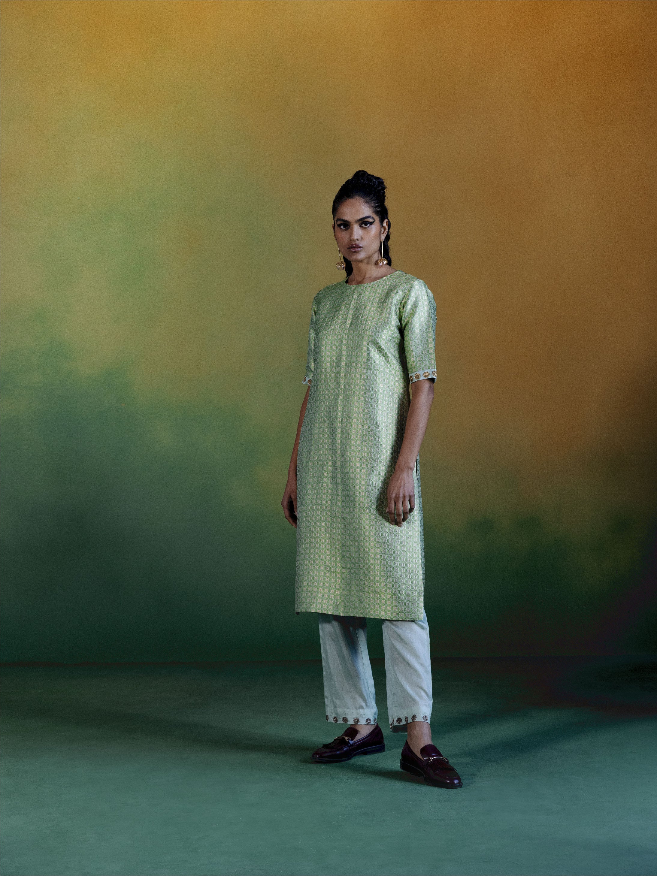 Mint Aaayat Kurta Set